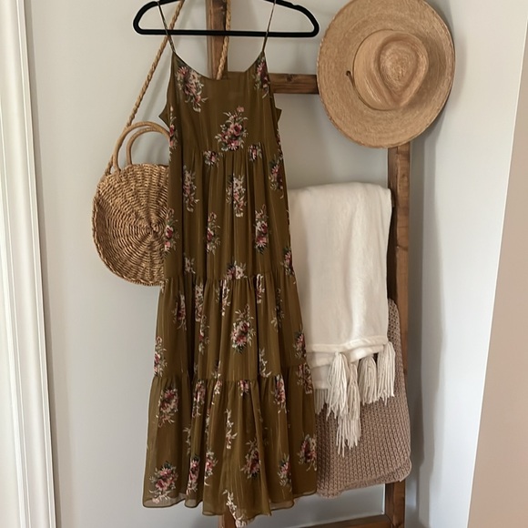Madewell Dresses & Skirts - Madewell Maxi Copper Floral Dress size 8